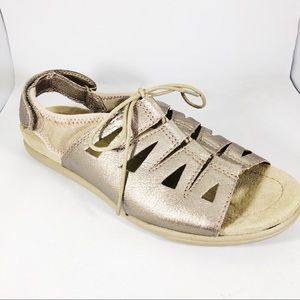 Earth Origins Harmony Platinum Leather Sandal 12M